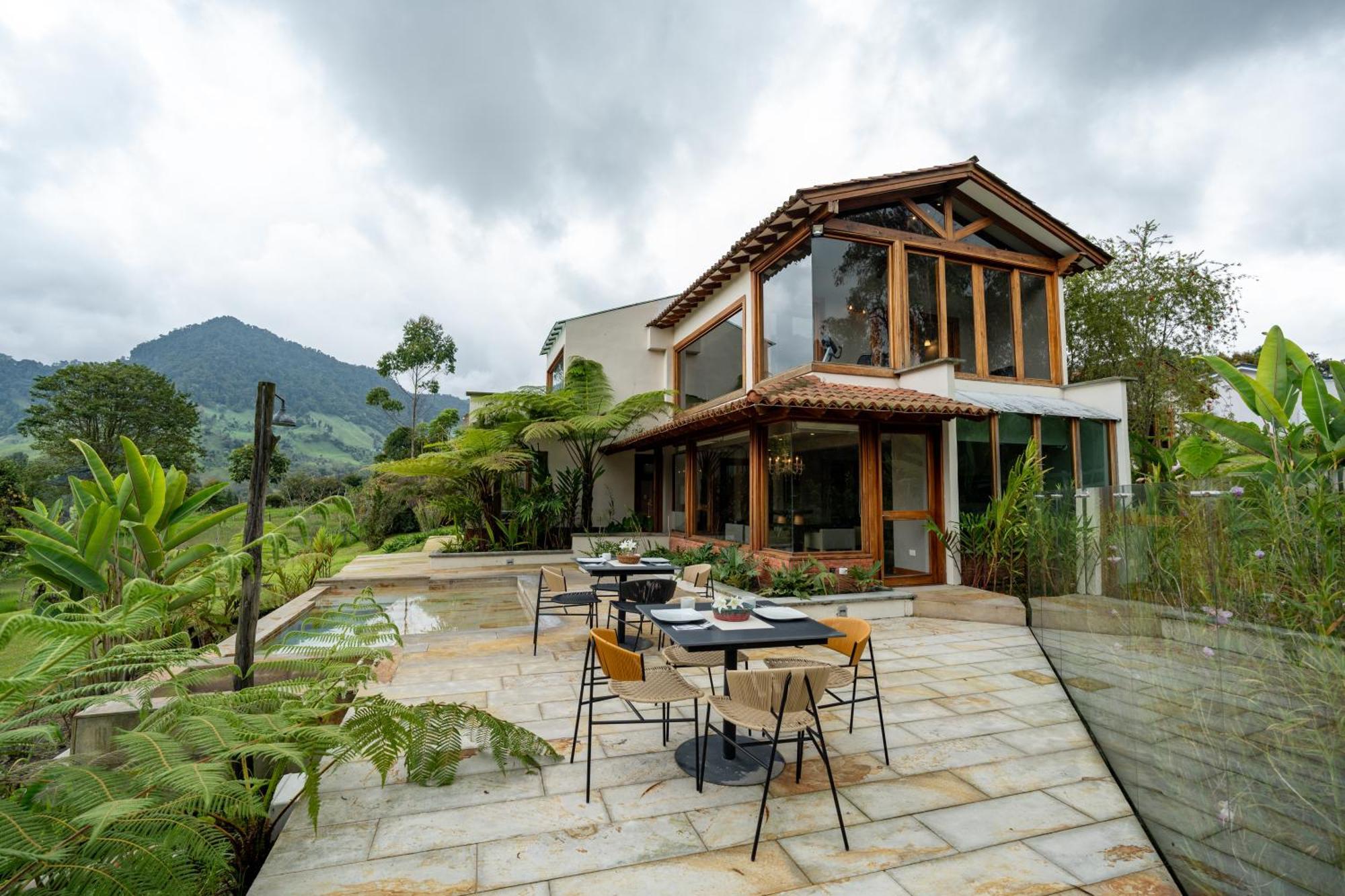 Termales El Otono Hotel Manizales Bagian luar foto The restaurant